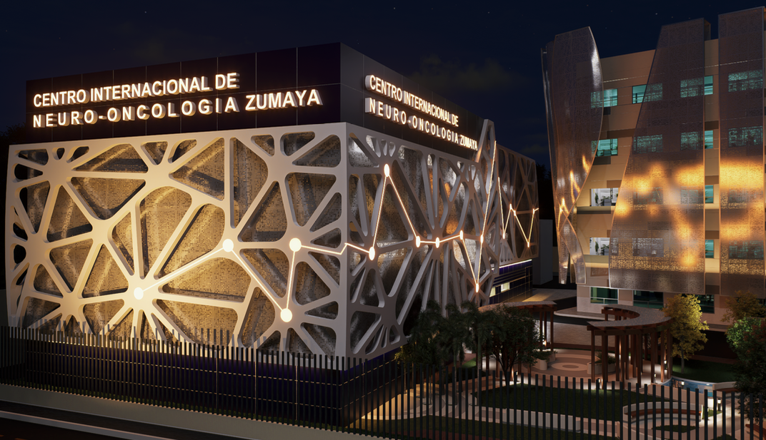 Centro Internacional de Neuro-Oncología con iluminación LED